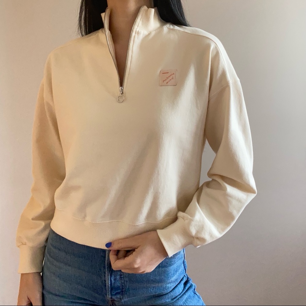 Paloma wool logo half zip sweatshirt - Picture 1 of 5